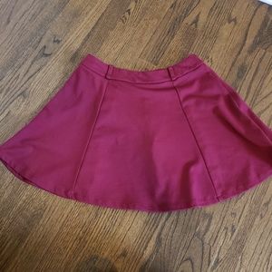 Forever21 red mini skirt